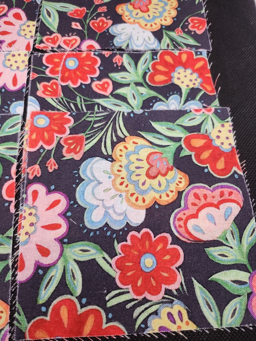 Floral Print 4.75 Inch 6 Pcs Fabric Squares Precut